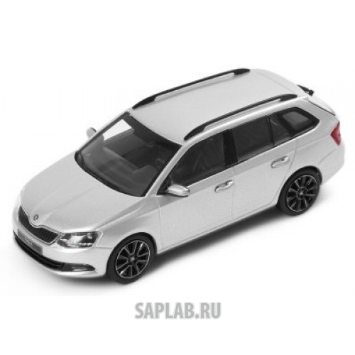 Купить Skoda 6V9099300A7W Модель автомобиля Skoda Fabia Combi, Scale 1:43, Silver Brilliant Metallic, артикул 6V9099300A7W
