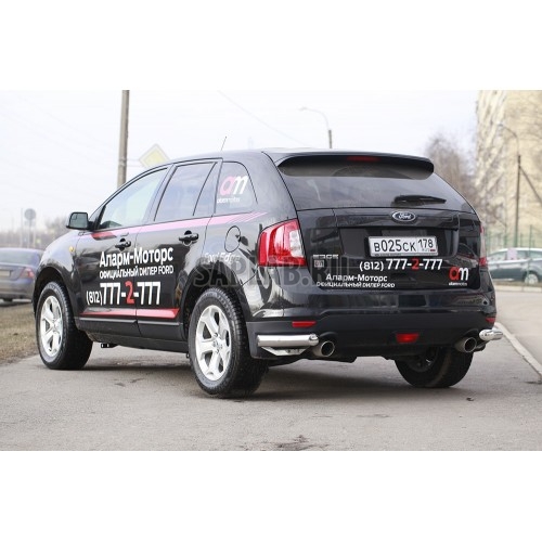 Купить SOUZ96 FEDG765036 Защита задняя уголки d76,Ford Edge 2014-, FEDG.76.5036