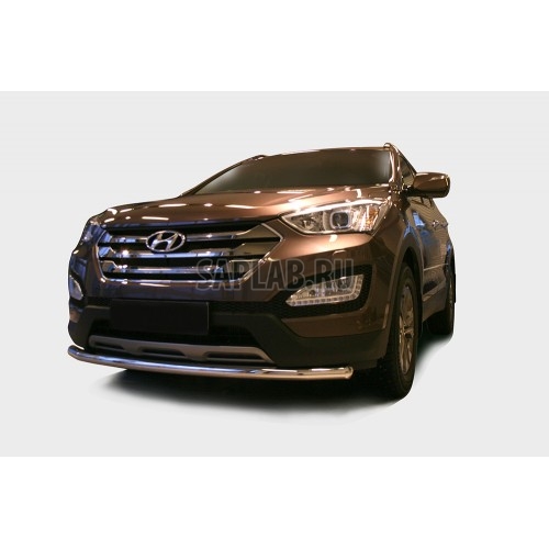 Купить SOUZ96 HYSF481615 Защита переднего бампера труба d60,Hyundai Santa Fe 2013-, HYSF.48.1615