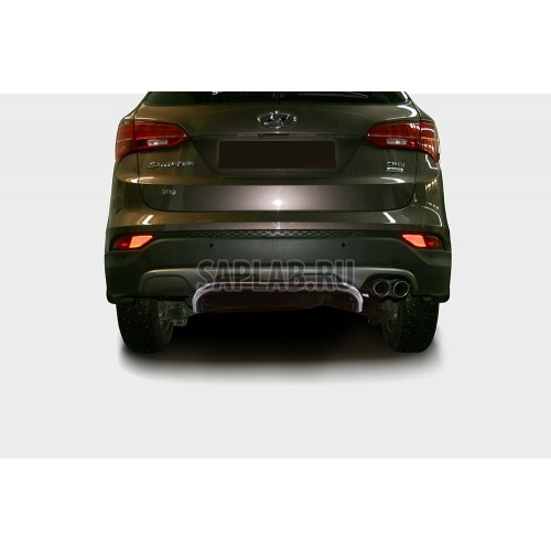 Купить SOUZ96 HYSF751624 Защита задняя d42,Hyundai Santa Fe 2013-, HYSF.75.1624