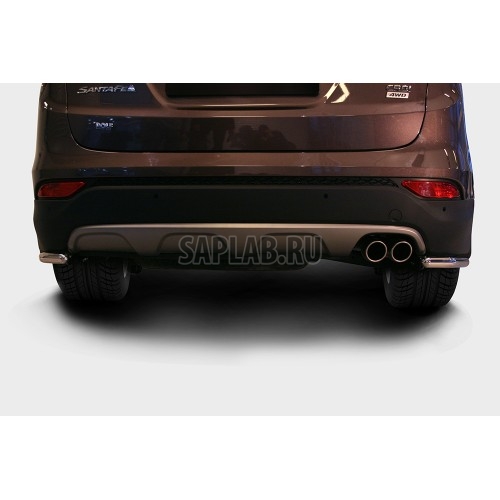Купить SOUZ96 HYSF761626 Защита задняя уголки d42,Hyundai Santa Fe 2013-, HYSF.76.1626
