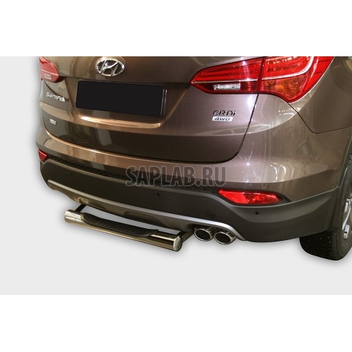 Купить SOUZ96 HYSF771631 Защита задняя ступень d76,Hyundai Santa Fe 2013-, HYSF.77.1631