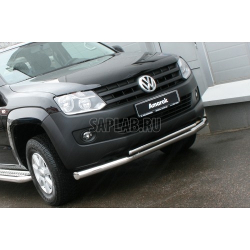 Купить SOUZ96 VWAM481235 Защита переднего бампера d 76/42 двойная 