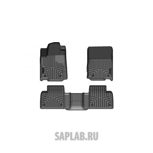 Купить SRTK 3DMBM11G08004 Коврики резиновые в салон 3D LUX для Mercedes-Benz M (2011-2015)