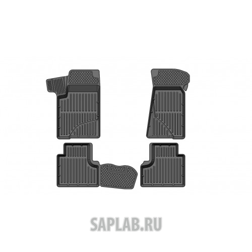 Купить SRTK CHNIV01007 Коврики резиновые в салон 3D STANDART для Lada Niva Chevrolet (2004-)