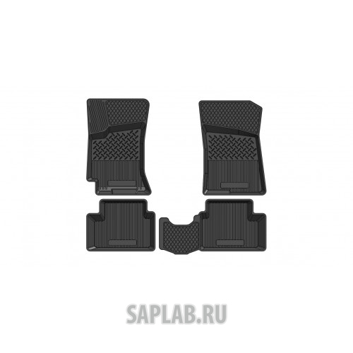 Купить SRTK PRCHLANSEN05G02041 Коврики резиновые в салон 3D PREMIUM для Chevrolet Lanos (2005-2009)