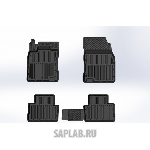 Купить SRTK PRNSQASH13G02X62 Коврики резиновые в салон 3D PREMIUM для Nissan Qashqai II (2013-)