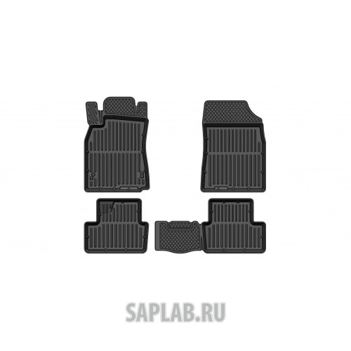 Купить SRTK PRRNMEG08G02034 Коврики резиновые в салон 3D PREMIUM для Renault Megane III (2008-2016)