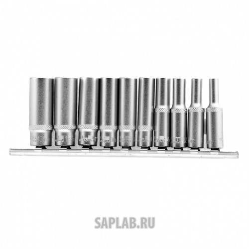 Купить STELS 13605 Набор удлиненных торцевых головок 1/4, шестигранные, CrV, 10 шт, 4-13 мм Stels