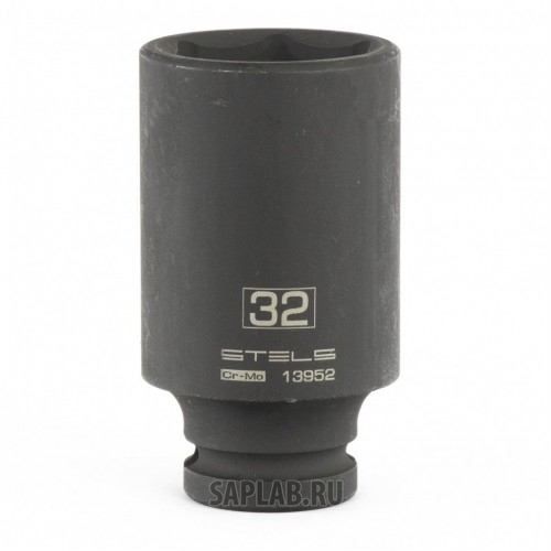 Купить STELS 13952 Головка ударная удлиненная шестигранная, 32 мм, 1/2, CrMo Stels