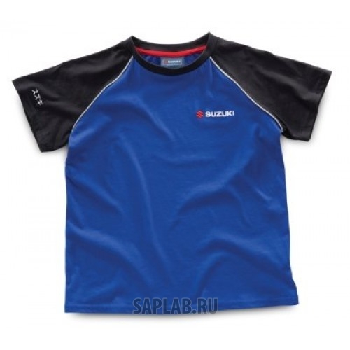 Купить SUZUKI 990F0BLTC1XXS Детская футболка Suzuki Kids’ Team T-Shirt Blue black, артикул 990F0BLTC1XXS