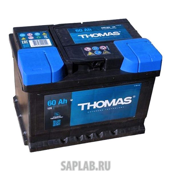 Купить THOMAS 60L580A Аккумулятор THOMAS 60L 580A 242x175x190