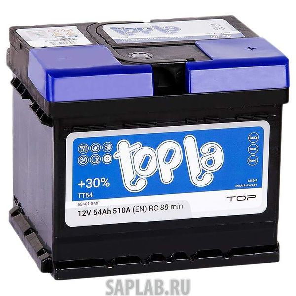 Купить TOPLA 54R510A Аккумулятор Topla Top 54R 510A 207х175х175