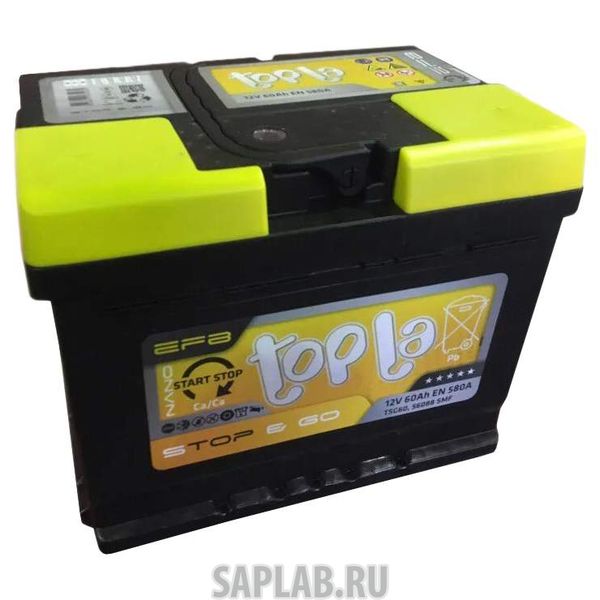 Купить TOPLA 60R580A Аккумулятор Topla EFB 60R 580A 242x175x190