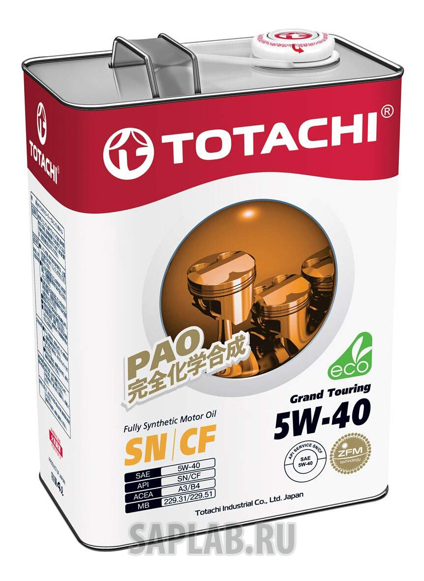 Купить TOTACHI 4562374690844 Моторное масло Totachi Grand Touring Fully Synthetic SN 5W-40 4л