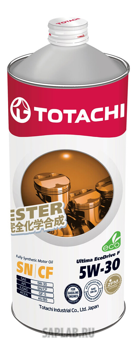 Купить TOTACHI 4562374690950 Моторное масло Totachi Ultima EcoDrive F Fully Synthetic SN/CF 5W-30 1л