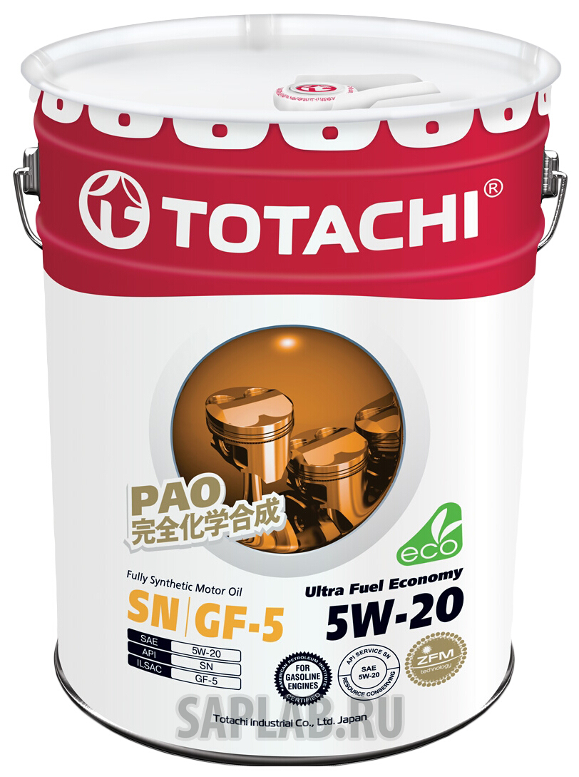 Купить TOTACHI 4562374698321 Моторное масло Totachi Ultra Fuel Fully Synthetic SN 5W-20 60л