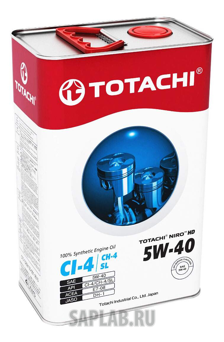 Купить TOTACHI 4589904525360 Моторное масло Totachi Niro  HD Synthetic API CI-4 / SL 5W-40 4л