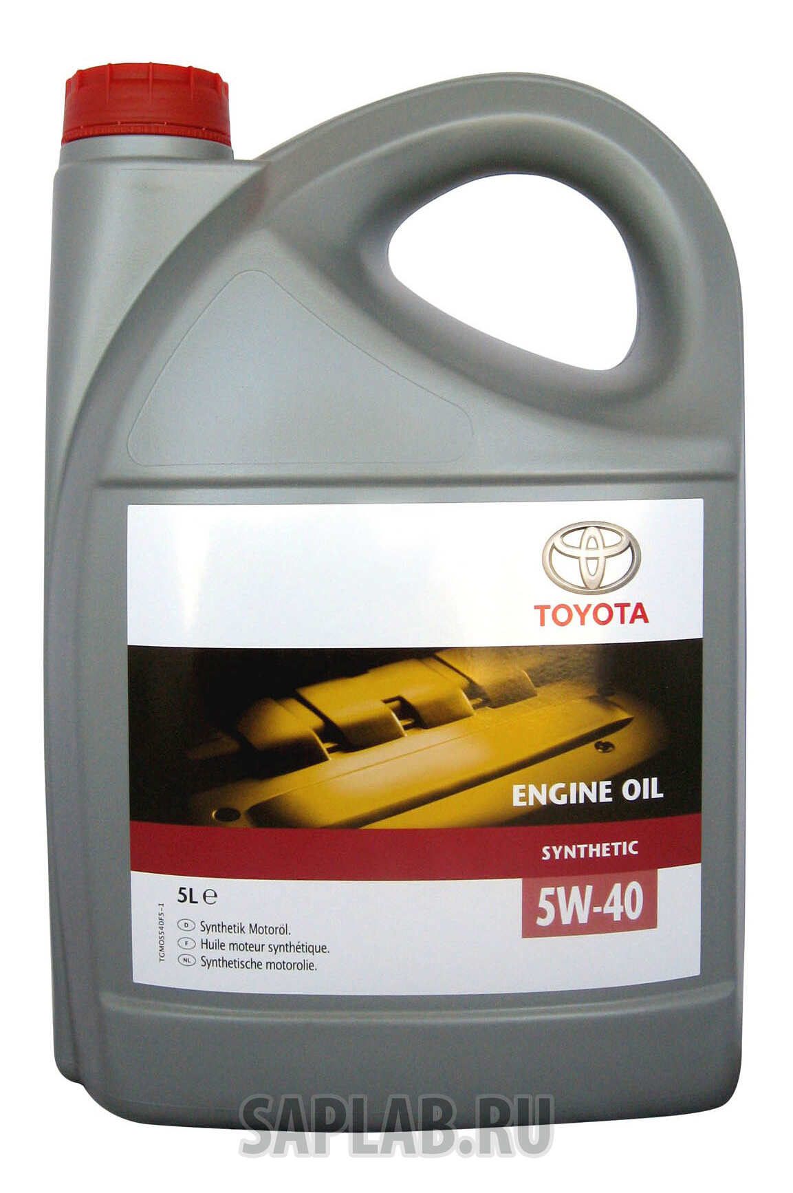 Купить TOYOTA 888080835 Моторное масло Toyota Engine Oil Synthetic 5W-40 5л