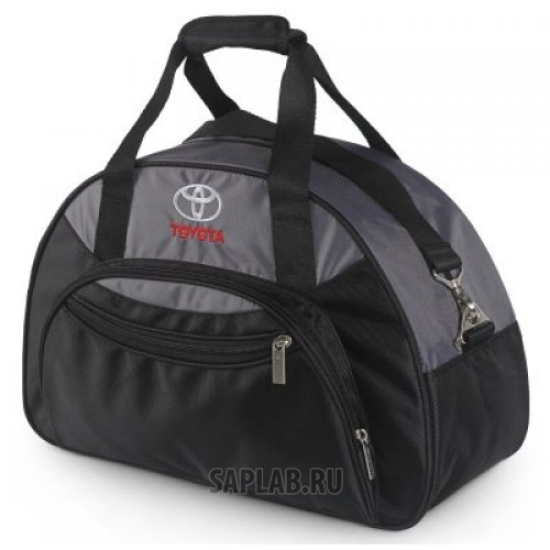 Купить TOYOTA OTS13761SVC Спортивная сумка унисекс Toyota Unisex Sports Bag, Black/Grey, артикул OTS13761SVC