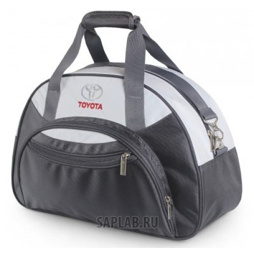 Купить TOYOTA OTS13761SVS Спортивная сумка унисекс Toyota Unisex Sports Bag, Grey/White, артикул OTS13761SVS