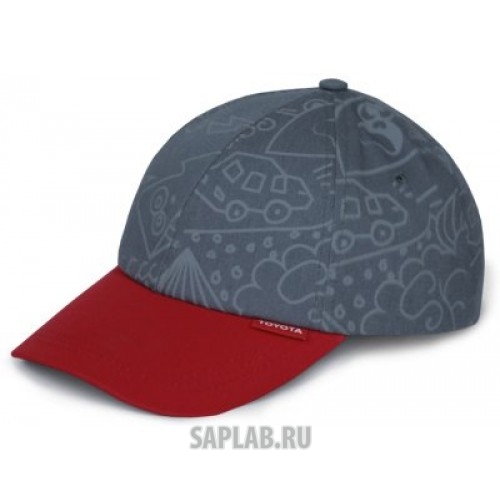Купить TOYOTA TMDR24U045 Детская бейсболка Toyota Kids Cap Red-Grey, артикул TMDR24U045