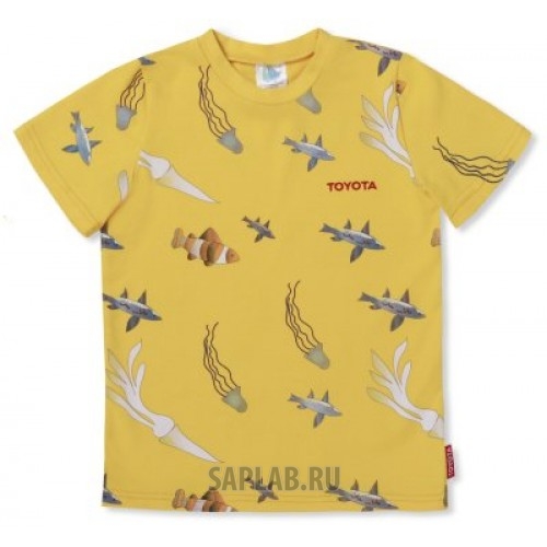 Купить TOYOTA TMDR9U0104 Детская футболка Toyota Kids T-Shirt Yellow, артикул TMDR9U0104