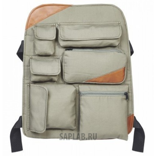 Купить TOYOTA TMLCL01PRADO Органайзер на сидение Toyota Land Cruiser Prado Multi Bag, Khaki - Light Brown, артикул TMLCL01PRADO