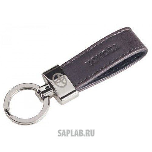 Купить TOYOTA TMSUV01KEY Кожаный брелок Toyota Leather Keyring, Grey, артикул TMSUV01KEY