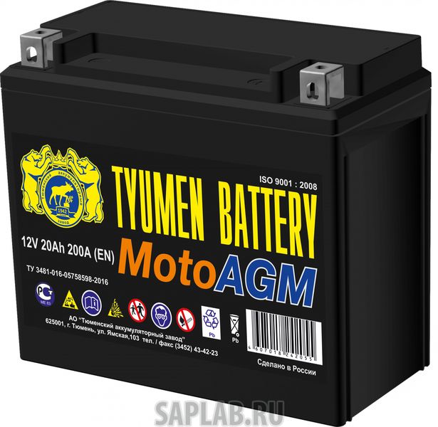 Купить TYUMEN 1058579790863 Аккумулятор мотоциклетный TYUMEN BATTERY 6МТС-20 
