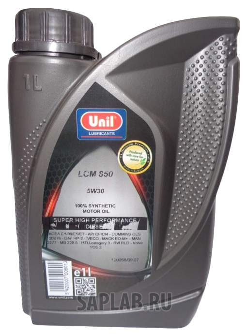 Купить UNIL 9138 Моторное масло Unil LCM 850 5W-30 1л