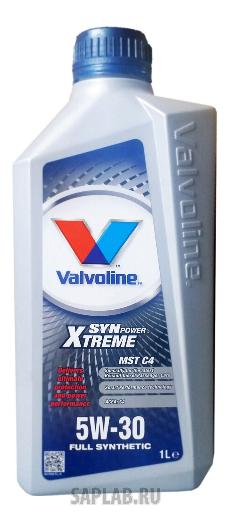 Купить VALVOLINE 841958 Моторное масло Valvoline Synpower Xtreme MST C4 SAE 5W-30 1л