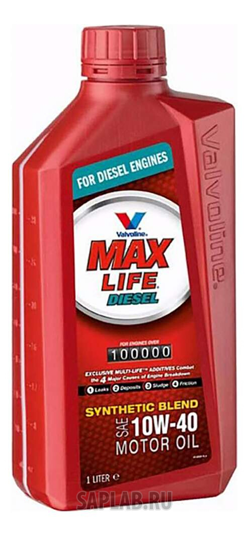 Купить VALVOLINE 872329 Моторное масло Valvoline Maxlife Diesel 10W-40 1л