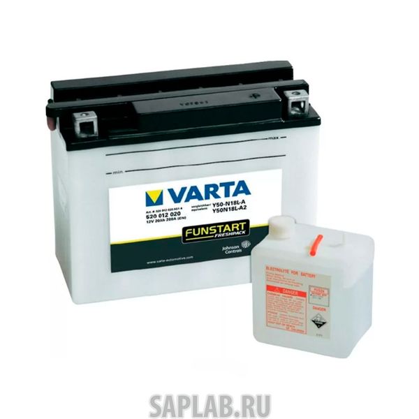 Купить VARTA 520012020 Аккумуляторная Батарея Powersports Freshpack [12v 20ah 260a B00] Varta