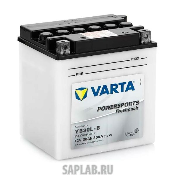 Купить VARTA 530400030 Аккумуляторная Батарея Powersports Freshpack [12v 30ah 300a B00] Varta