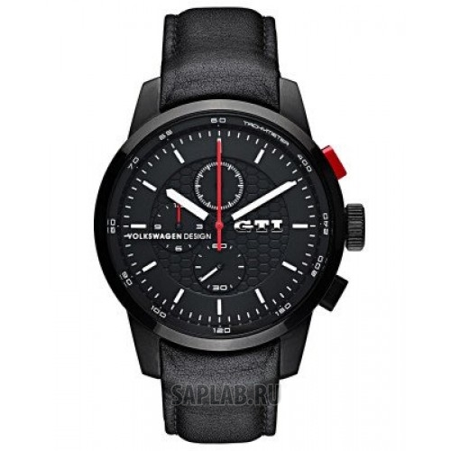 Купить Volkswagen 000050830GAAB Наручные часы Volkswagen GTI Chronograph, Unisex, Black, артикул 000050830GAAB