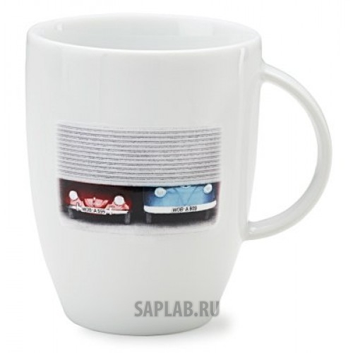Купить Volkswagen 000069601AN Фарфоровая кружка Volkswagen Classic Mug Beetle and T1 Bulli, артикул 000069601AN