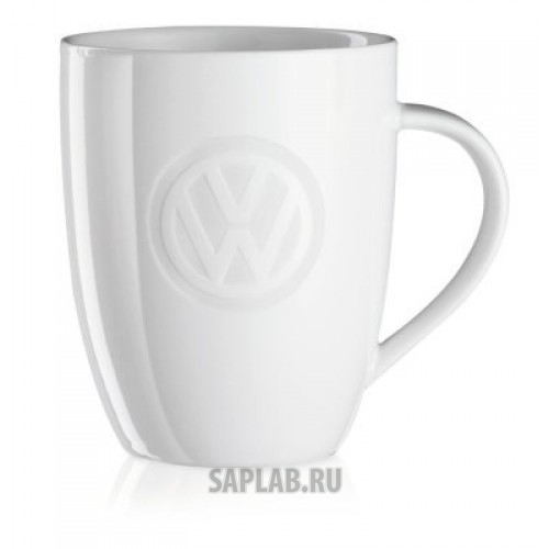 Купить Volkswagen 000069601E Фарфоровая кружка Volkswagen Porcelain Mug White Logo, артикул 000069601E