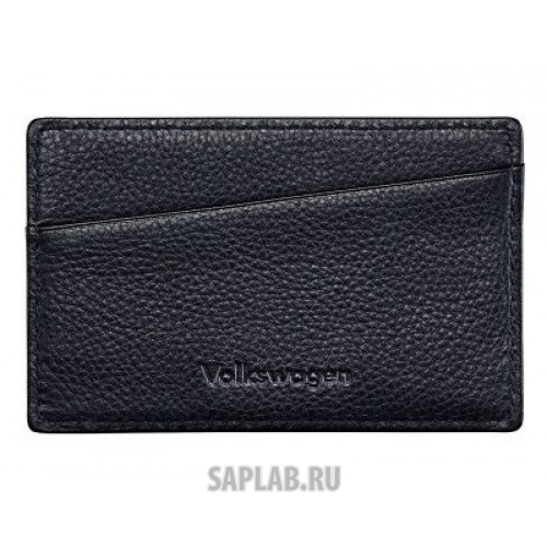 Купить Volkswagen 000087403BGXU Кожаный футляр для визиток Volkswagen Business Card Case, Leather, Black, артикул 000087403BGXU