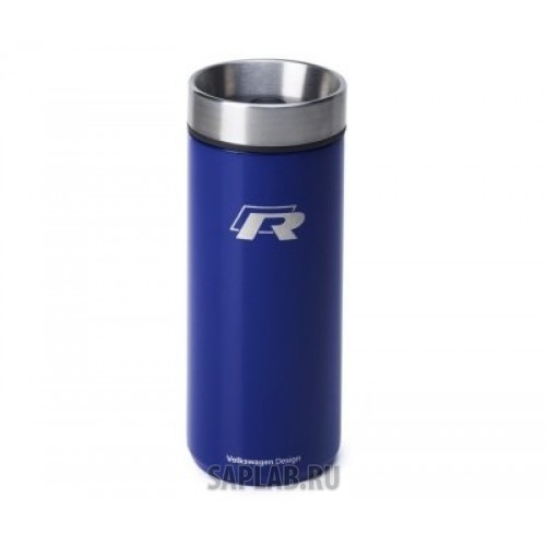 Купить Volkswagen 15D069604 Термокружка Volkswagen R Collection Thermo Mug, Blue, артикул 15D069604