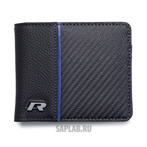 Купить Volkswagen 15D087400 Кожаный кошелек Volkswagen R Collection Wallet, Black, артикул 15D087400