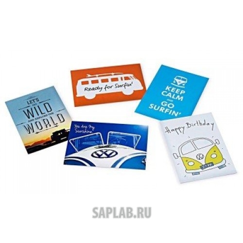 Купить Volkswagen 211087703 Набор почтовых открыток Volkswagen T1 Bulli Postcards Set, артикул 211087703
