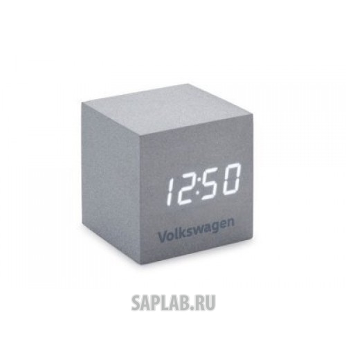 Купить Volkswagen 33D050811 Будильник Volkswagen Logo Cube Alarm Clock, Silver