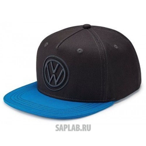 Купить Volkswagen 33D084300 Бейсболка Volkswagen Baseball Cap, Flat Brim, Dark Grey/Blue