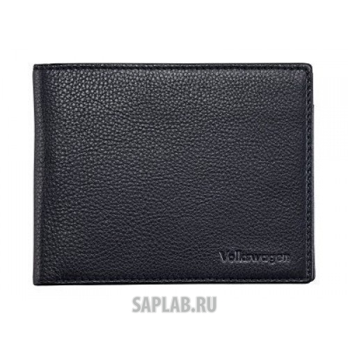 Купить Volkswagen 3D0087400E Мужской кошелек Volkswagen Leather Wallet For Men, Black 2017