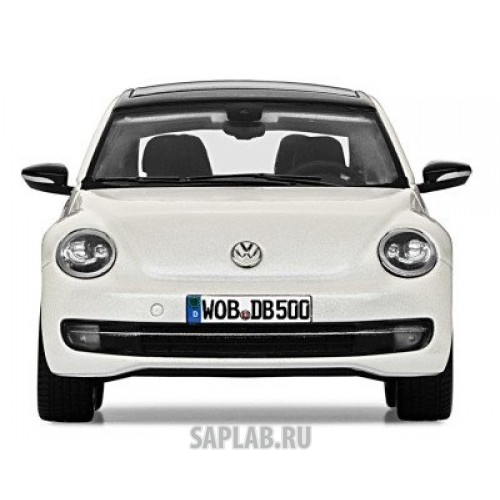 Купить Volkswagen 5C10993000K1 Модель автомобиля Volkswagen Beetle, Oryx White Pearl, Scale 1:43, артикул 5C10993000K1