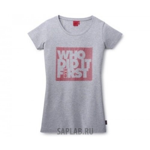 Купить Volkswagen 5GB084210RJ1 Женская футболка Volkswagen GTI T-Shirt, Ladies, Who did it first, Grey