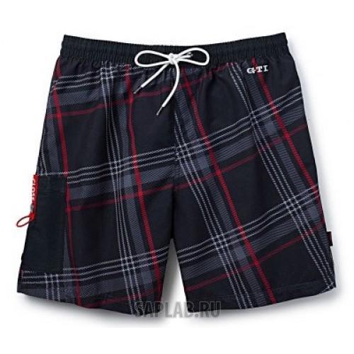 Купить Volkswagen 5GB084580A041 Мужские шорты-плавки Volkswagen GTI Shorts, Black, артикул 5GB084580A041