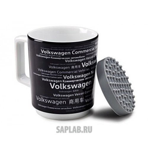 Купить Volkswagen 7E0069601A Фарфоровая кружка Volkswagen Commercial Vehicles Mug, Black, артикул 7E0069601A