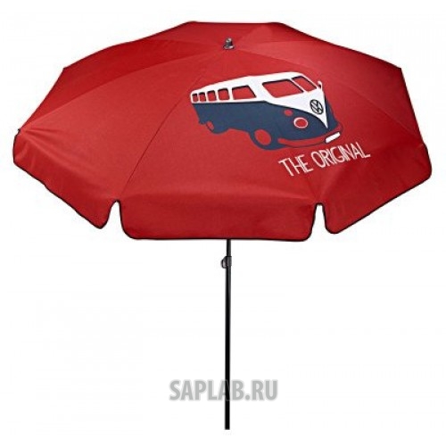 Купить Volkswagen 7E0087605 Пляжный зонт Volkswagen Sun Umbrella, T1 Bulli, Red, артикул 7E0087605